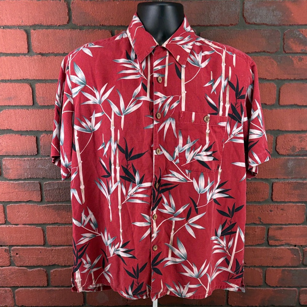 Banana Cabana Shirt Mens Medium Tropical Button Down